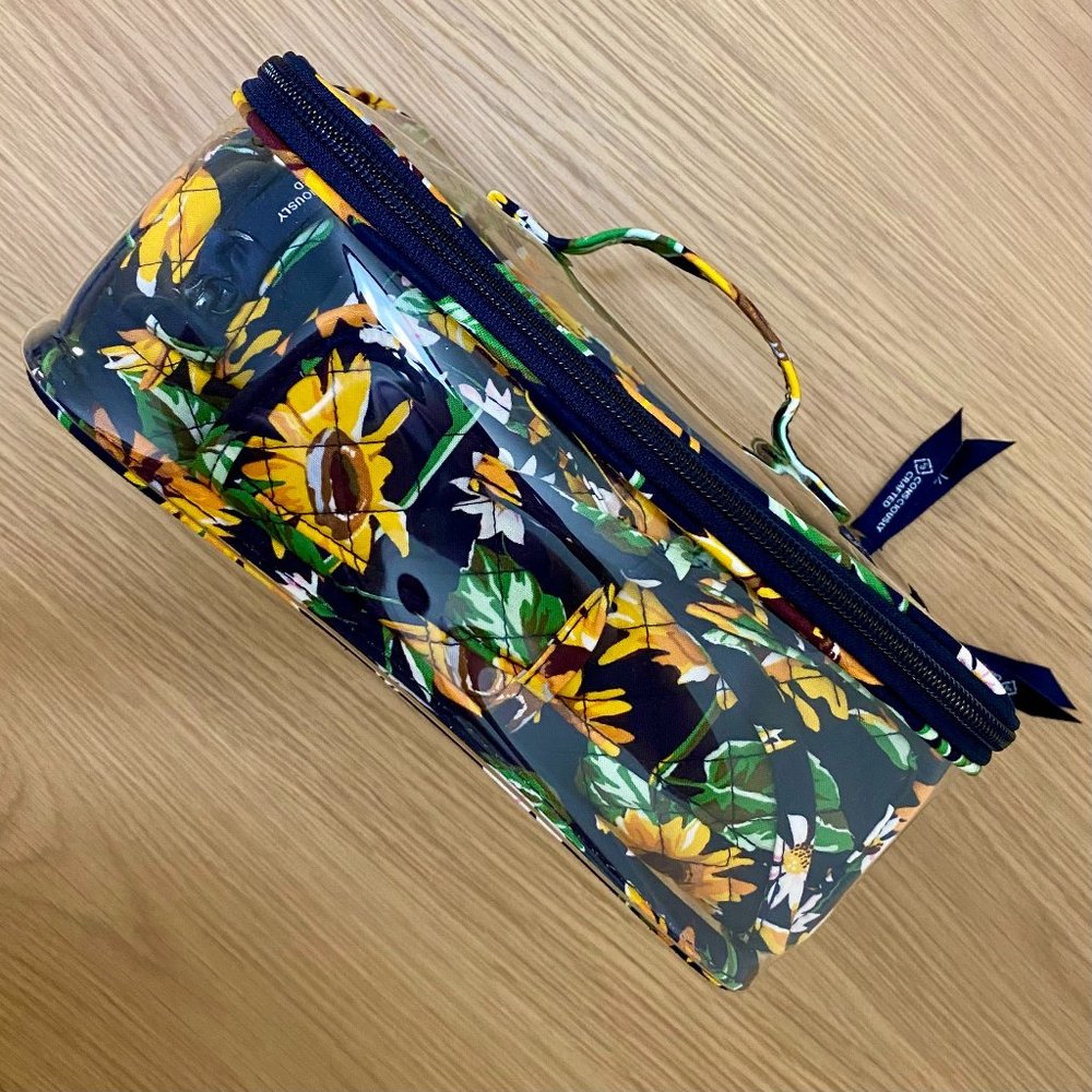 Vera Bradley 4-Piece Cosmetic Bag Set in Sunflowers
